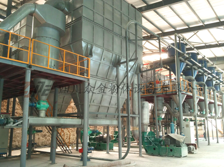 Special crushing classifier for petroleum coke