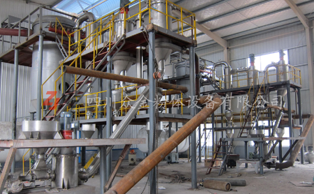 Inert gas protected airflow crushing classifier