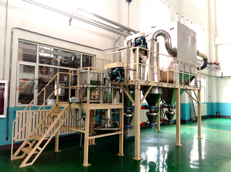 Special crushing and grading equipment for glass powder